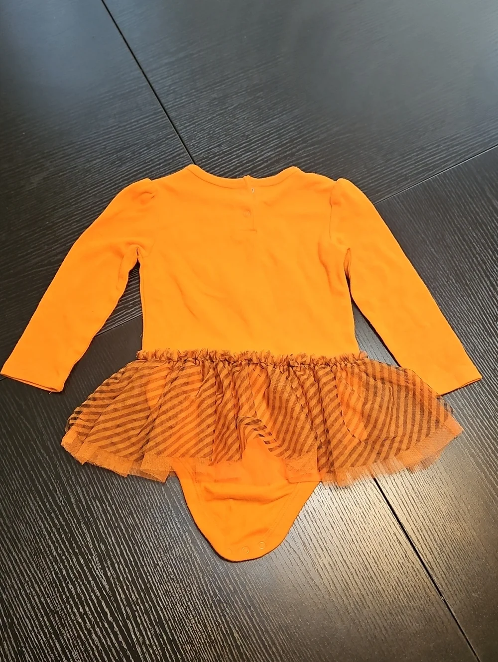 Orange Pumpkin Tutu Bodysuit Costume